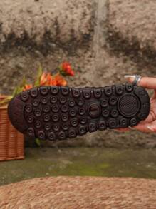 新款系带平底一脚蹬女鞋厚底防滑手工妈妈鞋大码跨境女休闲鞋