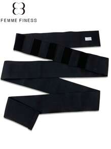 1pc Finess Brand Women Waist Trainer, Sauna Waist Cincher, Plus Size 6M Wrap Around Compression Bandage For Abdominal Workout, Suitable For Gym Exercise - Multicolor - View 12