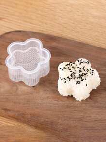 1pc/4pcs DIY Bento Molds, Sushi Molds, Rice And Vegetable Roll Molds, Creative Modeling Molds, Triangle Rice And Vegetable Roll Molds, Heart-Shaped Molds, Plum Shaped Molds, Bear Molds, Bread Molds, Baking Appliances, Kitchen Gadgets - Clear - View 12