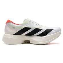 Adidas Zapatillas deportivas ADIZERO ADIOS PRO 4 M para hombres, zapatillas de running JR1094 - Blanco/Negro/Plata metalizado - Ver 2