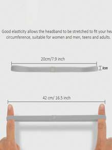 5 عبوات / 6 عبوات / 12 قطعة عصابة رأس مرنة للغاية ومضادة للانزلاق وماصة للعرق، مناسبة للتمارين والرياضة والدراجة والسباحة وكرة السلة، مناسبة للجنسين - متعدد الألوان - مشاهدة 4