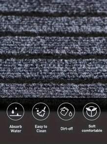 1pc Bedroom/Living Room/Balcony/Corridor/Stair/Home Area Rug, Kitchen Doormat, Bathroom Non-Slip Absorbent Floor Mat, Office/Mall Entrance Carpet