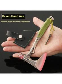 2025 New APXE Hero, Family Heirloom, Raven's Bite Axe Model Decor, Studded With Rhinestones In Leather Case/Pendant Version, Birthday Gift, Easter Gift, Holiday Gift Model