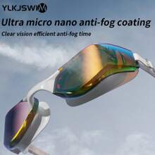 YLKJSWIM Unisex Swimming Goggles, Anti-Fog & Leak-Proof, Maximum Comfort Adjustable Dual Strap, Mirrored/Non-Mirrored Lens Swimming Goggles Pool Accessories, Beach Essentials, Beach Accessories, Pool Float