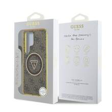 Original Guess 4g Logo Triangle S25 / S25 Ultra Case - Coffee - Black - View 8
