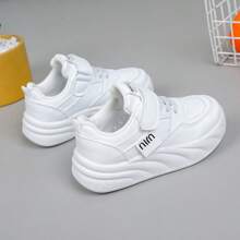 Kids' White Sneakers, New Spring/Autumn Boys/Girls Casual Soft Sole Wear-Resistant Athletic Shoes