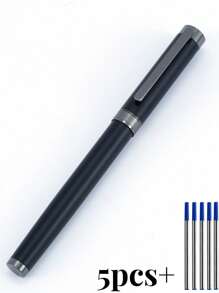[Customized] High Quality Business Office Ball Pen Set In Gift Box, Includes 2 Refills, Daily Writing, Signing, Gifting For Father's Day, Thanksgiving, Christmas, Birthday, Friends, Relatives, Leaders, Colleagues Back To School