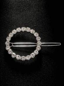 Rundes Haarspange mit Strass, geeignet für Frauen als Kopfschmuck im Alltag oder bei Hochzeitsveranstaltungen, ein modisches und einfaches Haarzubehör, und ein glänzendes Schmuckstück mit persönlicher Note. Haarzubehör, Haarstyling-Tools, Locken Haarzubehör Herbst, Reise, Haarstyling-Tools, Accessoires für Frauen, Harzeug, Herbst, Haar, Haarzubehör, Accessoires, Haarzubehör Reise, Haarzubehör, Accessoires für Frauen, Haaraccessoire, Haarzubehör für Frauen, Haarstyling-Tools, Harzeug, Schönheitsaccessoires, Geschenke, Reise, Geschenke für Frauen, Harzeug, Strumpfhalter