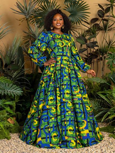 Faeriesty TribalChic Plus Shirt Neck Short Sleeves Printed Belted Casual Romper