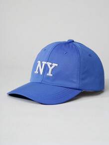 1pc/2pcs/3pcs Embroidered NY Baseball Cap, Outdoor Sun Protection Casual Hat For Boys & Girls, Suitable For Spring, Autumn, Travel, Beach