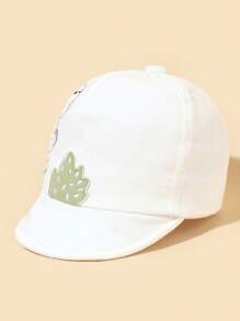 TUTUYA Gorra de béisbol para bebé, sombrero de sol para niños pequeños, gorra con visera suave con bordado de dinosaurio de colores múltiples
