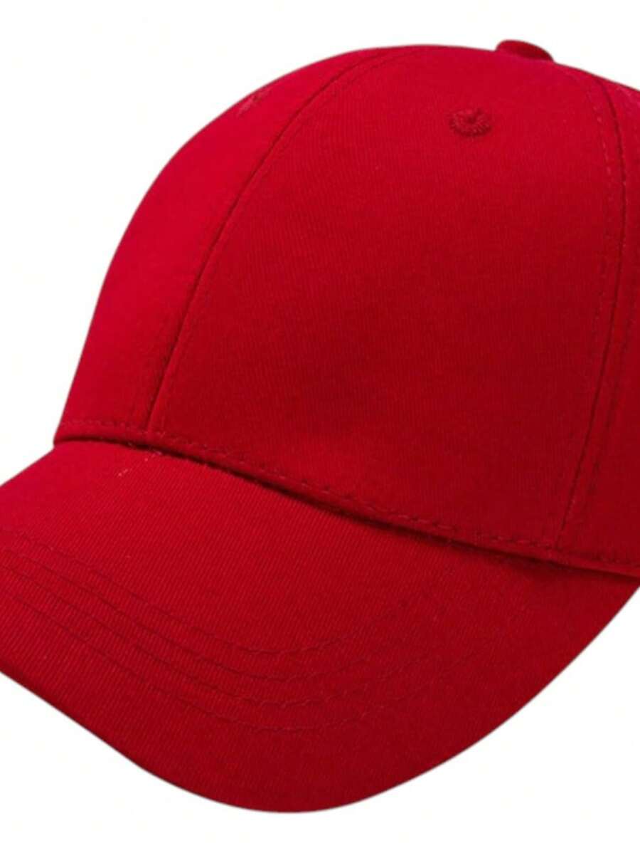 10 Premium Curved Baseball Caps Quality Lot Bb-Acr - 紅色 - 查看 1