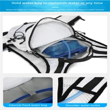 1 件多功能运动背包，男女通用大容量登山包，防水越野骑行背包，马拉松水袋