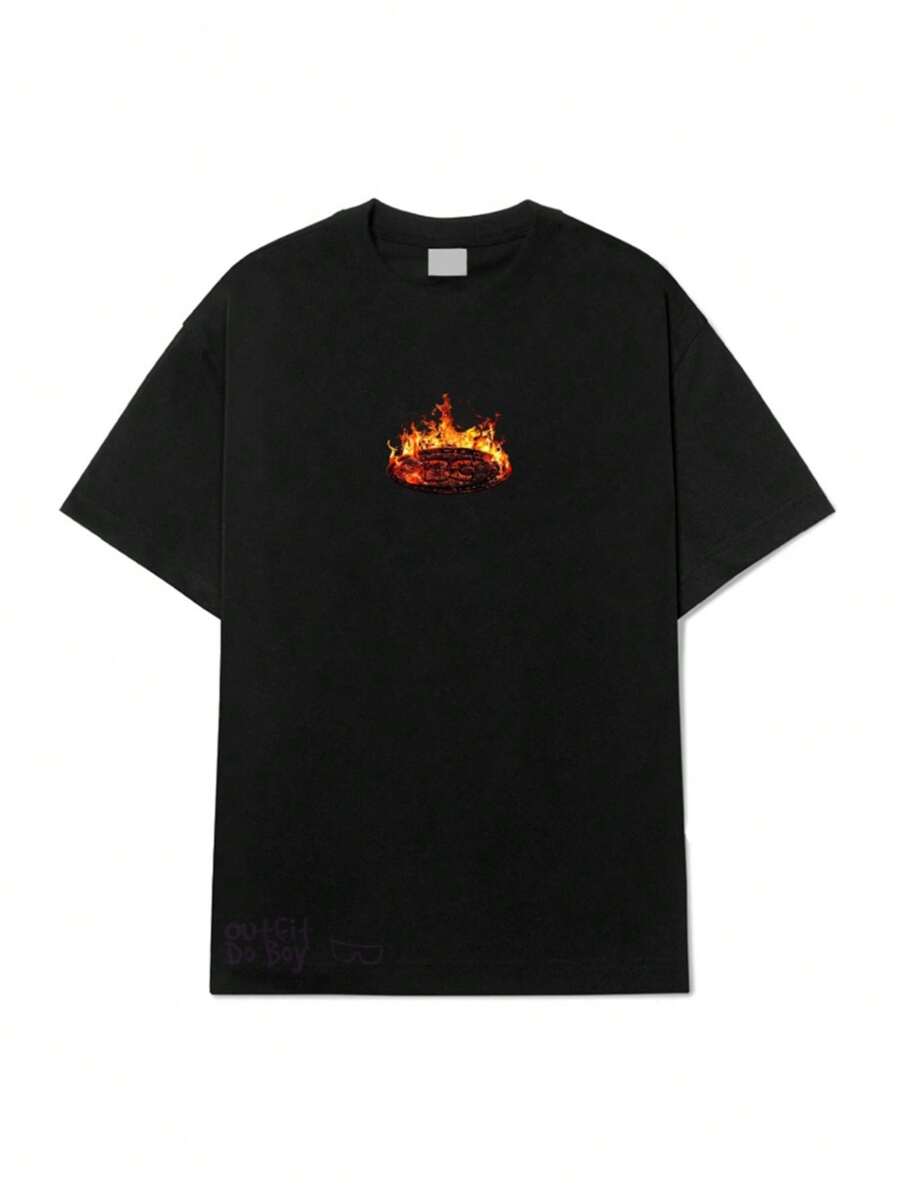 Basic T-Shirt BC Unisex 100% Cotton Fabric Fashion Streetwear Immediate Shipping - Black - View 1