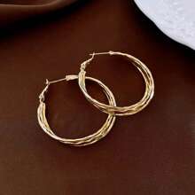 2025 New Round Twist Earrings, Irregular Gold Earrings, Best Gift Choice