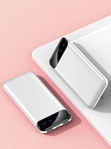 Carregador portátil, banco de energia mais de 10000mAh 5V/3A, bateria de carregamento de alta velocidade com entrada e saída USB C, banco de energia externo para telefone compatível com iPhone 15 14 13 12 X S22 S21 iPad etc.