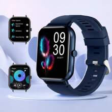 GWENLAND 1.83-Inch Full Touchscreen Wireless Calling Smartwatch, Digital Smartwatch With Calling Function, 100+Sports Mode DIY Watch, Dialing Information Reminder, Multifunctional Smartwatch For Men And Women