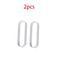 2 件/4 件/6 件不锈钢椭圆形蛋挞圈、带孔蛋挞圈、法式水果蛋挞圈、带孔蛋糕圈、法式烘焙蛋糕模具、DIY 烘焙工具、厨房用品 - 銀色 - 查看 9