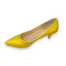 Zapatillas Mujer Tacón bajo - Amarillo - Ver 3