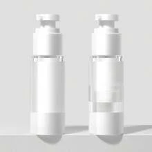 3pcs 15ml 30ml 50ml Clear Airless Pump Bottles | Refillable Travel Makeup Dispenser - Clear - View 2