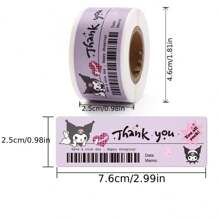 Sanrio [Sanrio Sticker 120PCS/Rol Afdichting] Bill Wind Afdichtingssticker 120PCS/Rol Gecoat Papier Zelfklevende Sanrio Afdichtingssticker