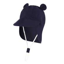 Baby Sun Hat With Neck Flap Adjustable Baby Boys Girls Summer Beach Hat For Traveling Swim Hat