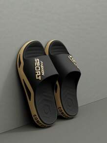 Men's Spring To Summer Fashion Slippers, Casual Open Toe Wear-Resistant Sandals, Suitable For Indoor, Outdoor, Beach, Shower, Walking, Bathroom, Household, Unisex, Shower Shoes - Multicolor - View 31