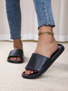 Women's Outdoor Slippers, Soft & Comfortable Couple Indoor Home Slippers, Anti-Slip Bathroom Shower Sandals