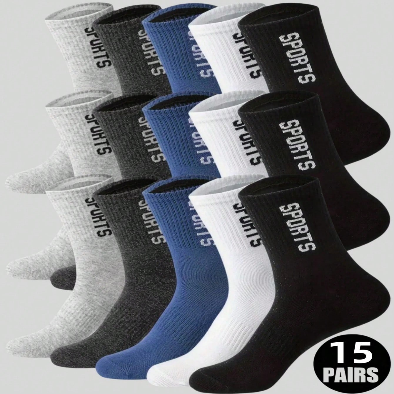 Pares de calcetines deportivos para hombres, calcetines de moda para correr al aire libre