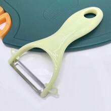 1 Pelador De Acero Inoxidable Para Verduras Y Frutas - Azul - Ver 10