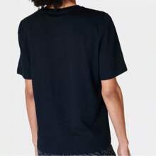 Essential T-shirt med rund hals - Svart - Visa 2