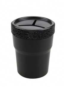 Fashionable Minimalist Crystal Car Cup Holder - Multifunctional Storage Cup, Anti-Slip Design, Convenient For Storing Coins, Practical And Handy - one-size - View 15