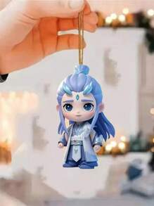 Nezha, The Highest Grossing Cartoon Character Globally, Key Chain, Rearview Mirror Hanging Decoration, Popular Model