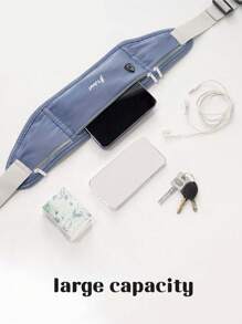 2025 New Outdoor Travel Belt - Invisible Passport Wallet-Night Reflective Strips, Running Waist Bag, Secure Cash Holder, Invisible Wallet, Anti-Theft Waist Bag For Outdoor Activities, Concealed Travel Running Belt