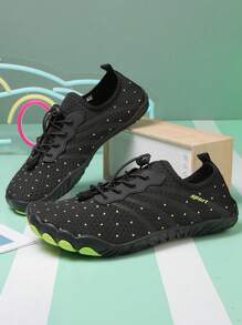 Anti-Slip, Quick-Dry Water Shoes For Teenagers, Suitable For Swimming, Beach, Water, Stream, Rock Climbing, Yoga, Couples Outdoor Sports - Black - View 10