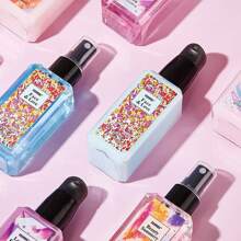 Women's 2-Piece Hydrating Body Lotion & Fragrance Mist Set - Nourishing Skin Care Duo, Travel-Friendly Portable 75ml X2 (Lotion + Parfum Spray) - Red Violet - View 7