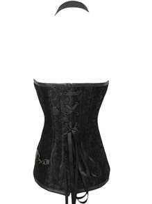 Alivila.Y Fashion Womens Steel Boned Retro Goth Steampunk Corset - màu đen - Xem 6