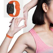 硅胶表带兼容小米 Redmi Watch 5 Active 手链表带兼容 Redmi Watch 5 Lite 硅胶运动替换表带 - 22mm - 查看 6