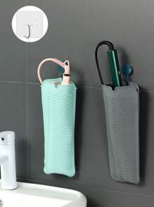 2/1件装耐热垫，卷发棒垫，适用于桌面造型工具，通用尺寸，适用于直发器和卷发棒，耐热硅胶造型垫，收纳隔热垫，适用于直发器、卷发棒和直板夹，便携式旅行美发造型工具隔热垫套装 - 彩色 - 查看 6