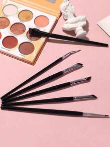 Set de 7 brochas de maquillaje de ojos, que incluye brocha angular para delineador de ojos, brocha punta para delineador de ojos y brocha para cejas, ideal para cejas, delineador y sombra de ojos para crear un maquillaje de ojos encantador