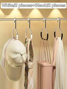 1pc Hat Rack & Belt Organizer, Wardrobe Accessory Storage Organizer Suitable For Belts, Ties, Scarves, Suspenders, Hats, Bras, Shoes, Handbags, Formal Pants, Jeans, Boots, Skirts