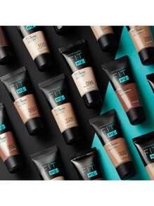 Maybelline Fit Me Matte & Poreless Foundation, 128 Warm, 1oz/30ml, For Normal To Oily Skin, Oil-Free, Long Lasting Makeup, Foundation, Oil-Free Foundation, Matte, 1oz/30ml-Matte, Foundation, Long-Lasting, Oil-Free, Makeup Base, Skin Care, Summer Makeup - Warm - View 5