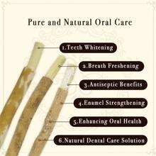 5 cepillos de dientes de palitos de grado superior - Sellado al vacío con sabor natural de plantas árabes auténticas originales - Para encías saludables, dientes y aliento talla grande fresco