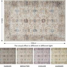 Bedding Rugs For Living Room, 160x230cm 200x300cm Large Area Rugs For Bedroom, Vintage Orange Boho Machine Washable Rug, Non Slip Kitchen Rug Faux Wool Rugs Soft Short Pile Carpet For Dining Room, Office - Vintage Orange - View 8