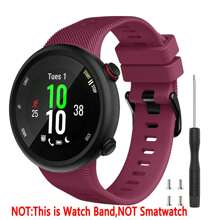 Compatible With Garmin Forerunner 45 Band, Soft Silicone Sport Replacement Watch Band, Fitness Strap Bracelet Wristband For Garmin Forerunner 45 Smartwatch - Garmin Forerunner 45 - View 17