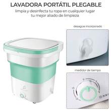 Mini Lavadora Portátil Plegable 24L - Multicolor - Ver 8
