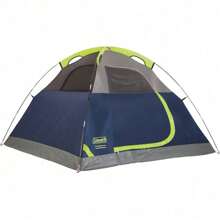Coleman Sundome Tienda de campaña para 3 Personas, Verde y Azul Marino, Opciones de Color - Negro - Ver 2