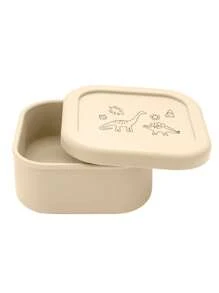 PopLittleOne 1pc Silicone Baby Food Storage Box Cute Pattern Baby Tableware Single Compartment Baby Outdoor Dinner Box Portable Baby Lunch Box Baby Shower Gift - Multicolor - View 23