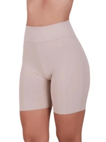 Kit 2 Short Anagua Second Skin Women's High Waist Does Not Mark Comfort To Use With Skirt And Adult Dress - 米色 - 查看 2