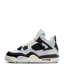 Big Kid's Jordan 4 Retro Pure Platinum/Metallic Gold (FZ8585 070) - Bạc - Xem 2